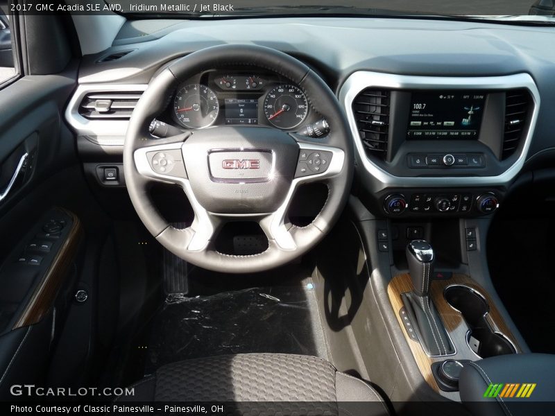 Iridium Metallic / Jet Black 2017 GMC Acadia SLE AWD