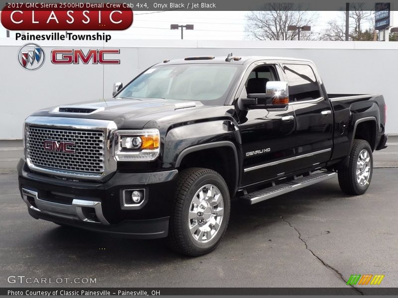 Onyx Black / Jet Black 2017 GMC Sierra 2500HD Denali Crew Cab 4x4