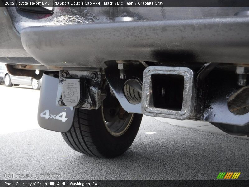 Black Sand Pearl / Graphite Gray 2009 Toyota Tacoma V6 TRD Sport Double Cab 4x4