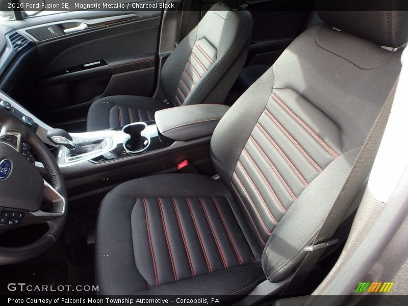 Magnetic Metallic / Charcoal Black 2016 Ford Fusion SE