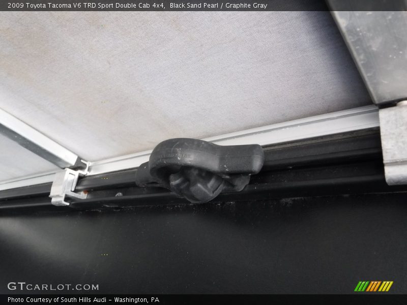 Black Sand Pearl / Graphite Gray 2009 Toyota Tacoma V6 TRD Sport Double Cab 4x4