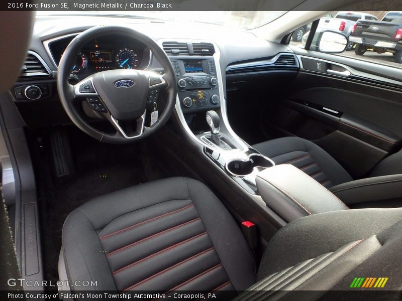 Magnetic Metallic / Charcoal Black 2016 Ford Fusion SE