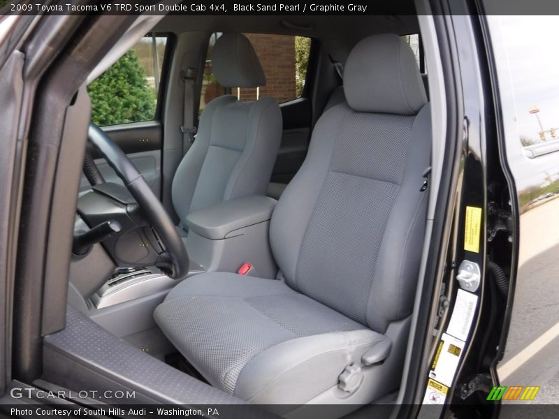 Front Seat of 2009 Tacoma V6 TRD Sport Double Cab 4x4