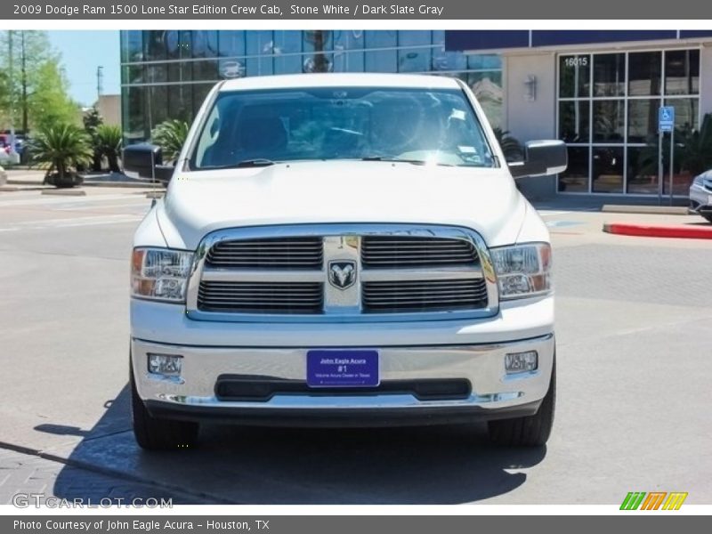 Stone White / Dark Slate Gray 2009 Dodge Ram 1500 Lone Star Edition Crew Cab