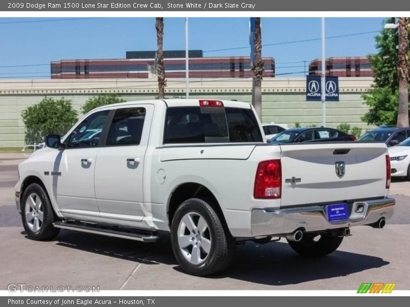 Stone White / Dark Slate Gray 2009 Dodge Ram 1500 Lone Star Edition Crew Cab