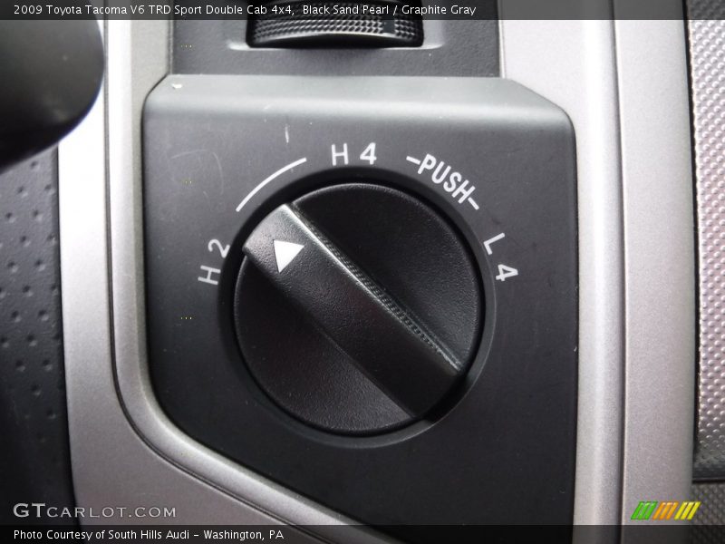 Controls of 2009 Tacoma V6 TRD Sport Double Cab 4x4