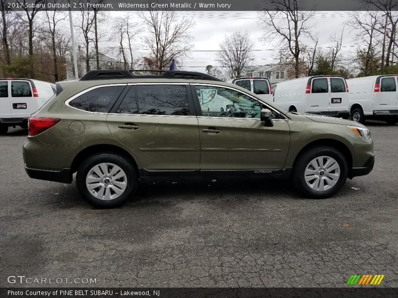 Wilderness Green Metallic / Warm Ivory 2017 Subaru Outback 2.5i Premium