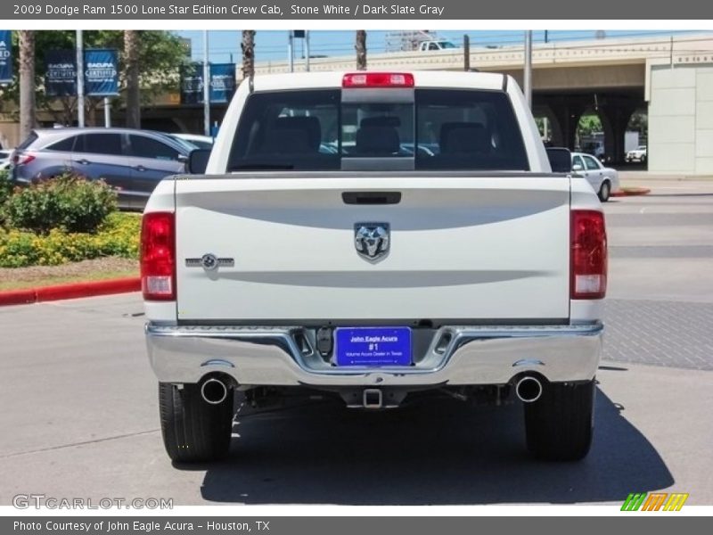 Stone White / Dark Slate Gray 2009 Dodge Ram 1500 Lone Star Edition Crew Cab