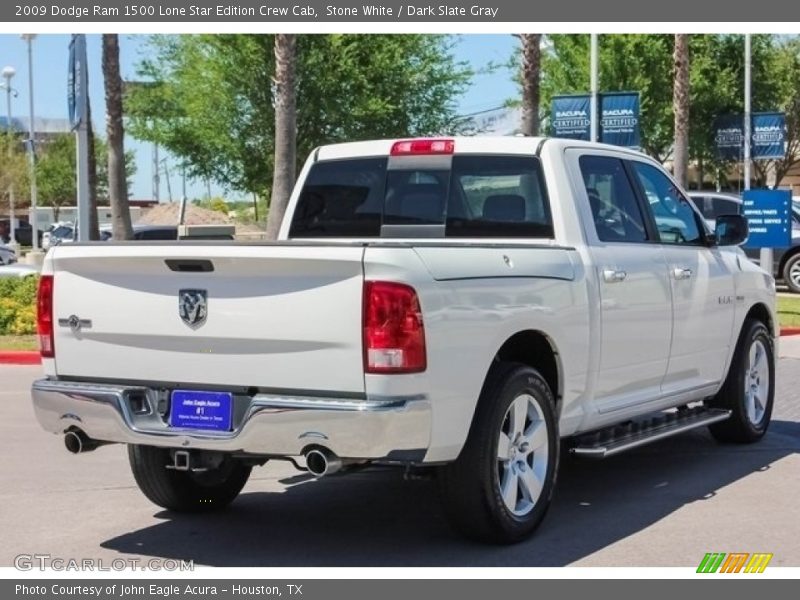 Stone White / Dark Slate Gray 2009 Dodge Ram 1500 Lone Star Edition Crew Cab