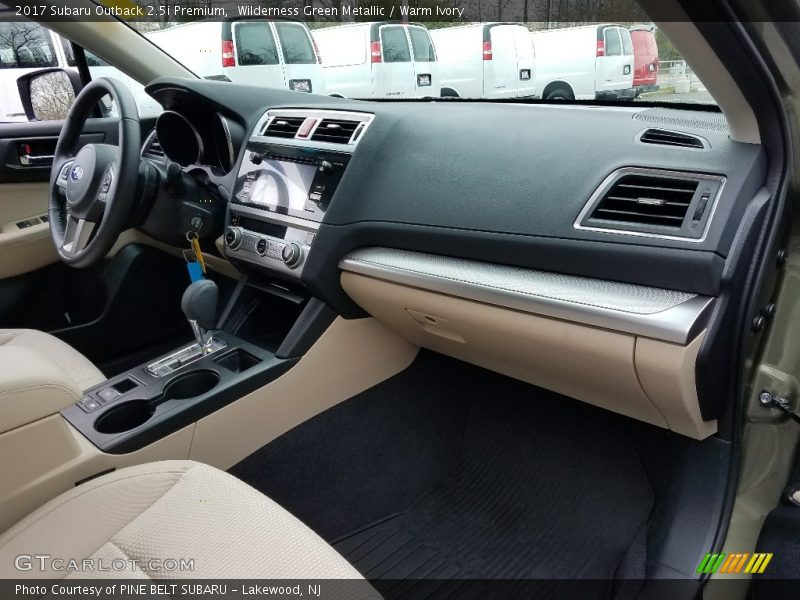 Wilderness Green Metallic / Warm Ivory 2017 Subaru Outback 2.5i Premium