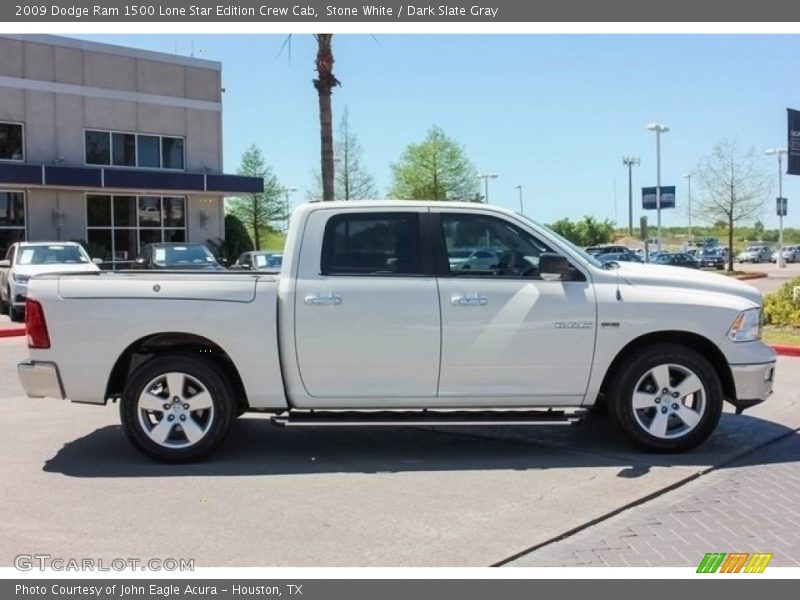 Stone White / Dark Slate Gray 2009 Dodge Ram 1500 Lone Star Edition Crew Cab