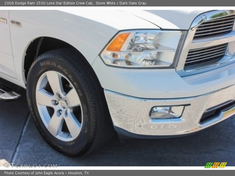 Stone White / Dark Slate Gray 2009 Dodge Ram 1500 Lone Star Edition Crew Cab