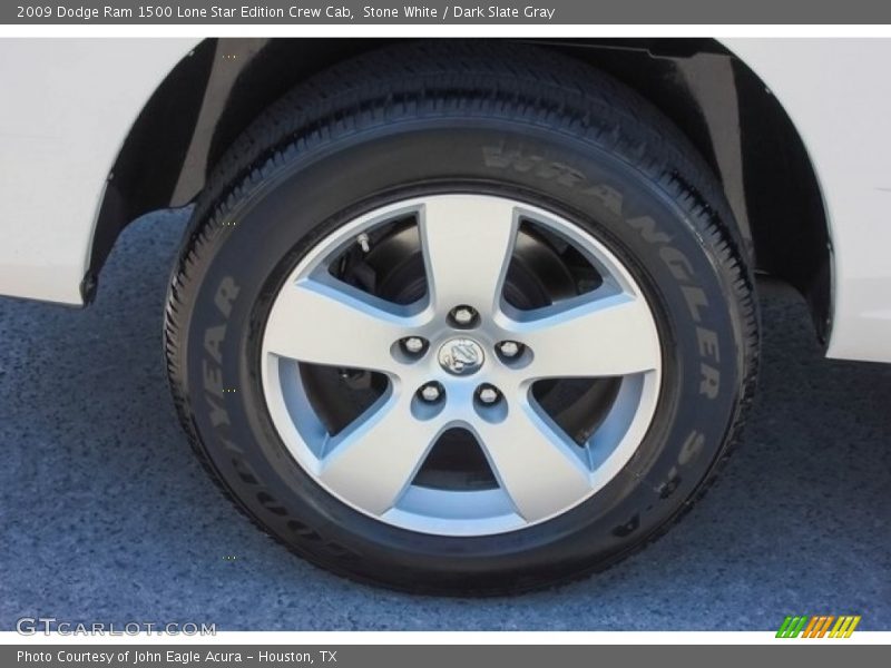 Stone White / Dark Slate Gray 2009 Dodge Ram 1500 Lone Star Edition Crew Cab