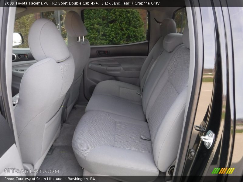 Rear Seat of 2009 Tacoma V6 TRD Sport Double Cab 4x4