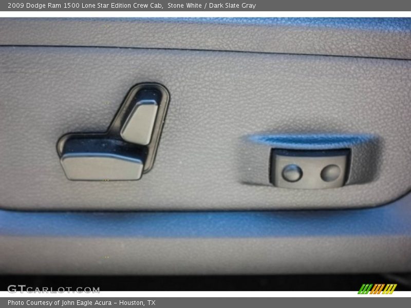 Stone White / Dark Slate Gray 2009 Dodge Ram 1500 Lone Star Edition Crew Cab