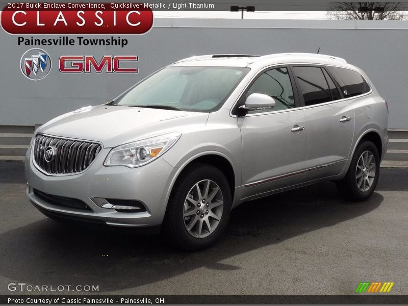 Quicksilver Metallic / Light Titanium 2017 Buick Enclave Convenience