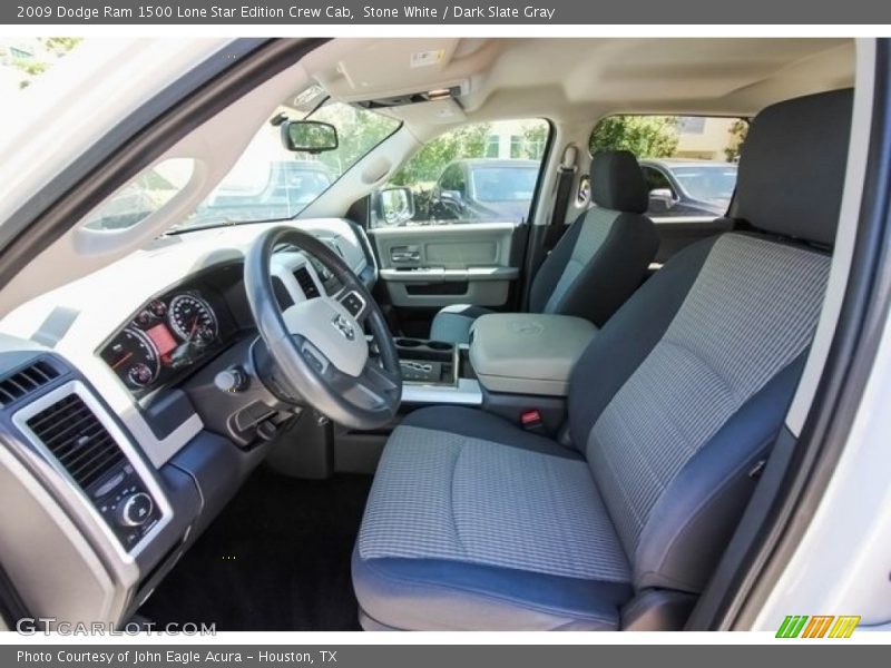 Stone White / Dark Slate Gray 2009 Dodge Ram 1500 Lone Star Edition Crew Cab