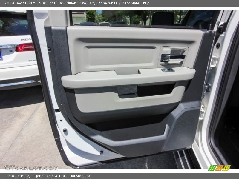 Stone White / Dark Slate Gray 2009 Dodge Ram 1500 Lone Star Edition Crew Cab