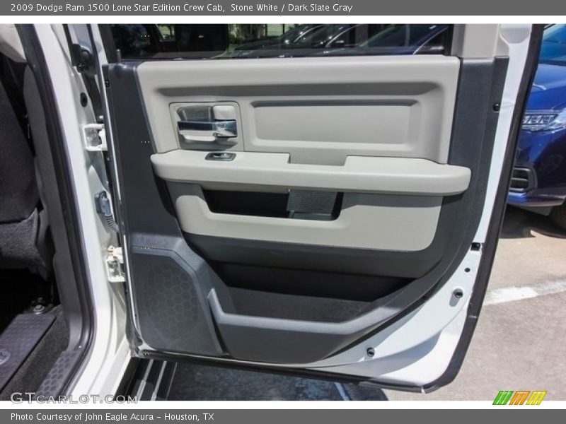 Stone White / Dark Slate Gray 2009 Dodge Ram 1500 Lone Star Edition Crew Cab