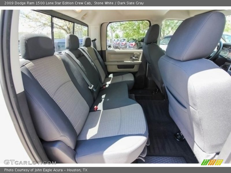 Stone White / Dark Slate Gray 2009 Dodge Ram 1500 Lone Star Edition Crew Cab