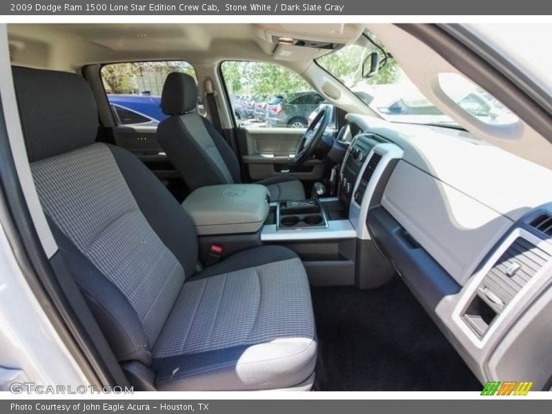 Stone White / Dark Slate Gray 2009 Dodge Ram 1500 Lone Star Edition Crew Cab