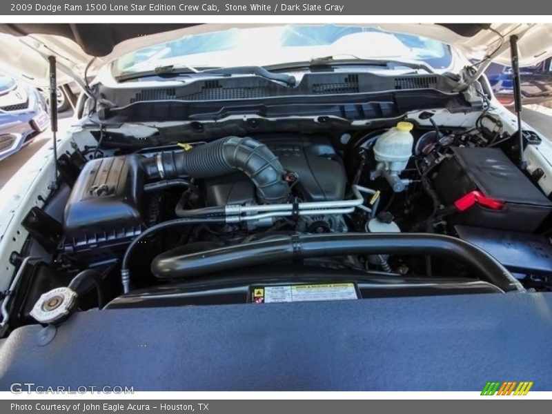 Stone White / Dark Slate Gray 2009 Dodge Ram 1500 Lone Star Edition Crew Cab