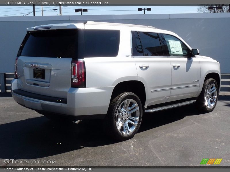 Quicksilver Metallic / Cocoa/Dune 2017 GMC Yukon SLT 4WD