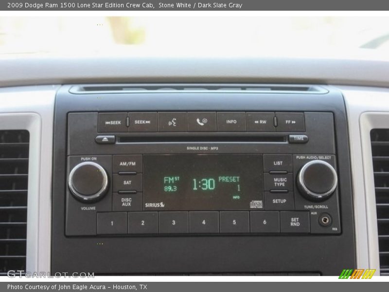Stone White / Dark Slate Gray 2009 Dodge Ram 1500 Lone Star Edition Crew Cab