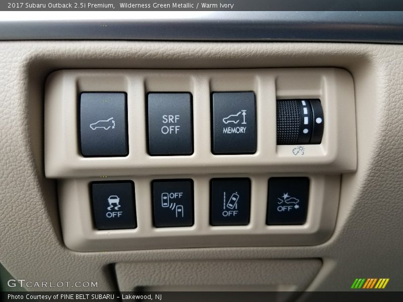 Wilderness Green Metallic / Warm Ivory 2017 Subaru Outback 2.5i Premium