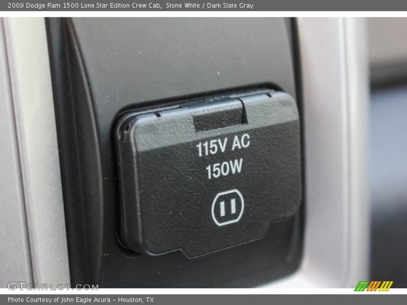 Stone White / Dark Slate Gray 2009 Dodge Ram 1500 Lone Star Edition Crew Cab