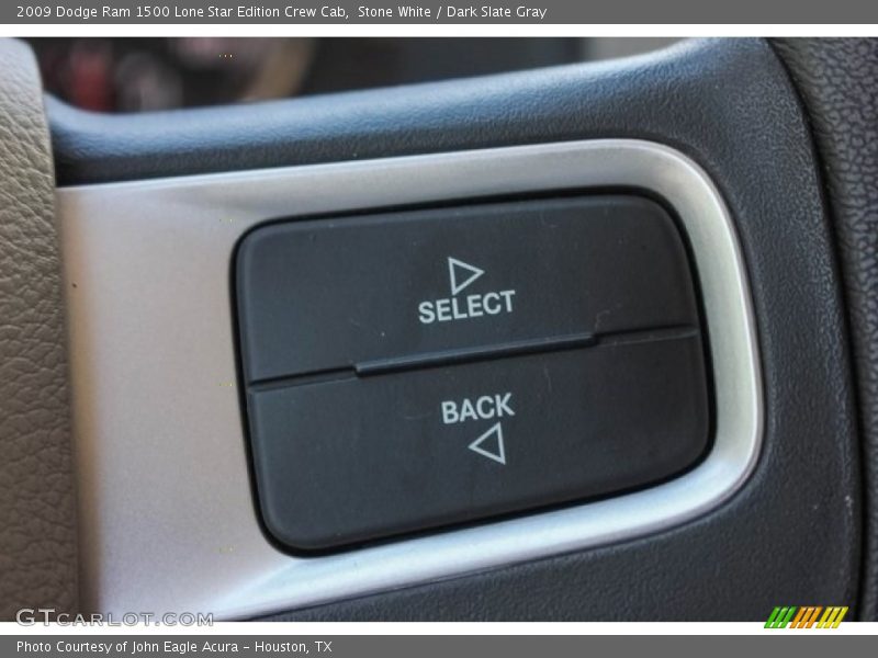 Stone White / Dark Slate Gray 2009 Dodge Ram 1500 Lone Star Edition Crew Cab