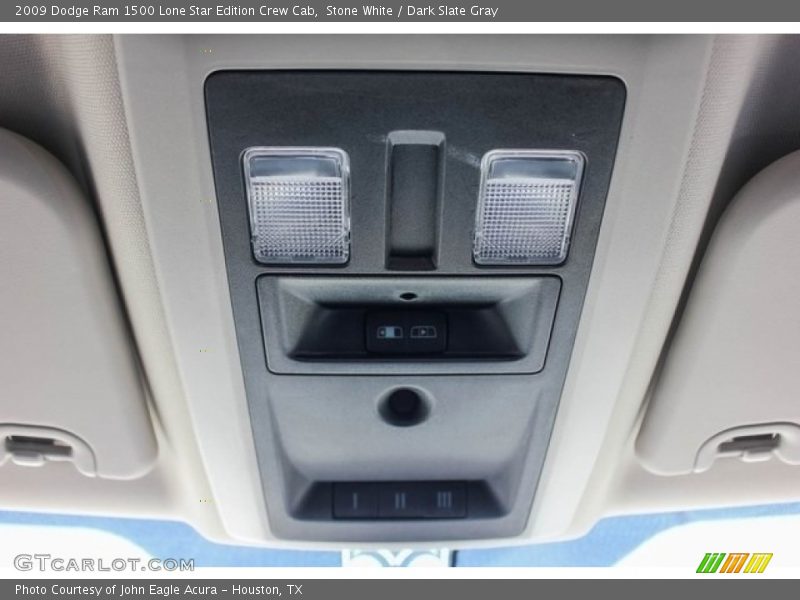 Stone White / Dark Slate Gray 2009 Dodge Ram 1500 Lone Star Edition Crew Cab