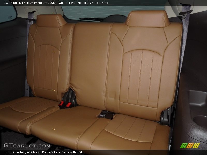 White Frost Tricoat / Choccachino 2017 Buick Enclave Premium AWD