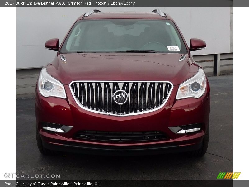 Crimson Red Tintcoat / Ebony/Ebony 2017 Buick Enclave Leather AWD