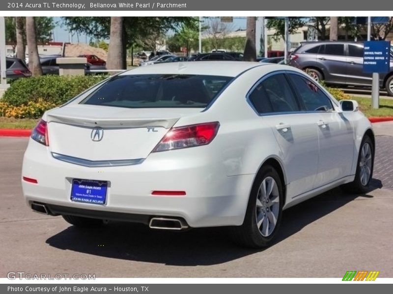 Bellanova White Pearl / Parchment 2014 Acura TL Technology