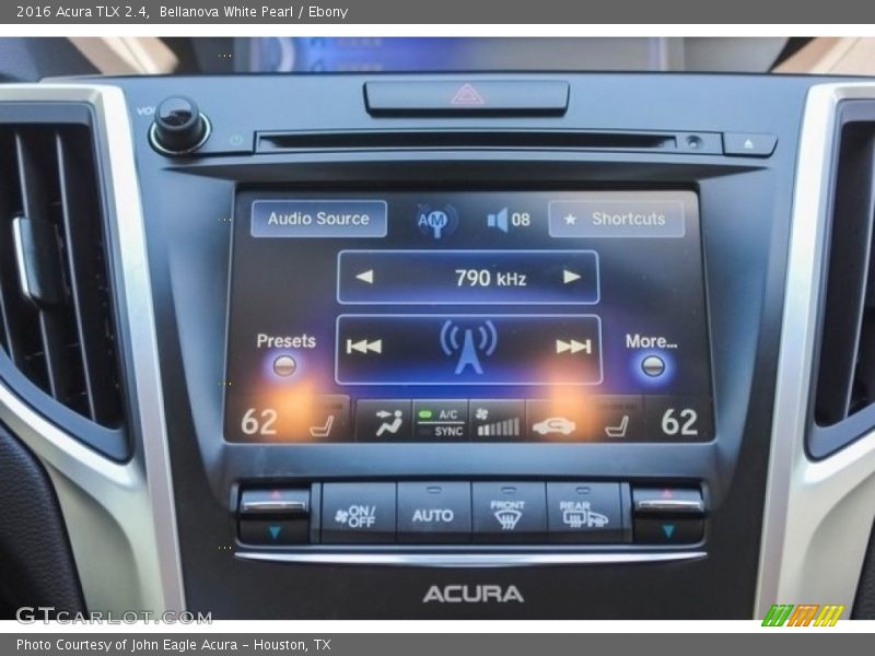 Bellanova White Pearl / Ebony 2016 Acura TLX 2.4