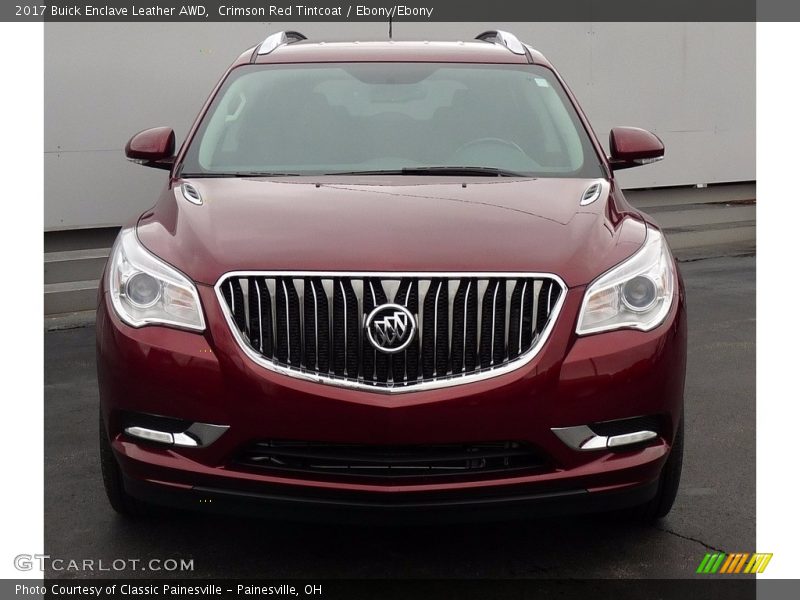 Crimson Red Tintcoat / Ebony/Ebony 2017 Buick Enclave Leather AWD