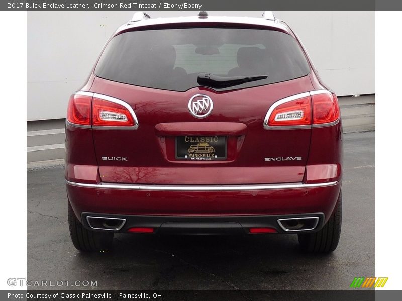 Crimson Red Tintcoat / Ebony/Ebony 2017 Buick Enclave Leather