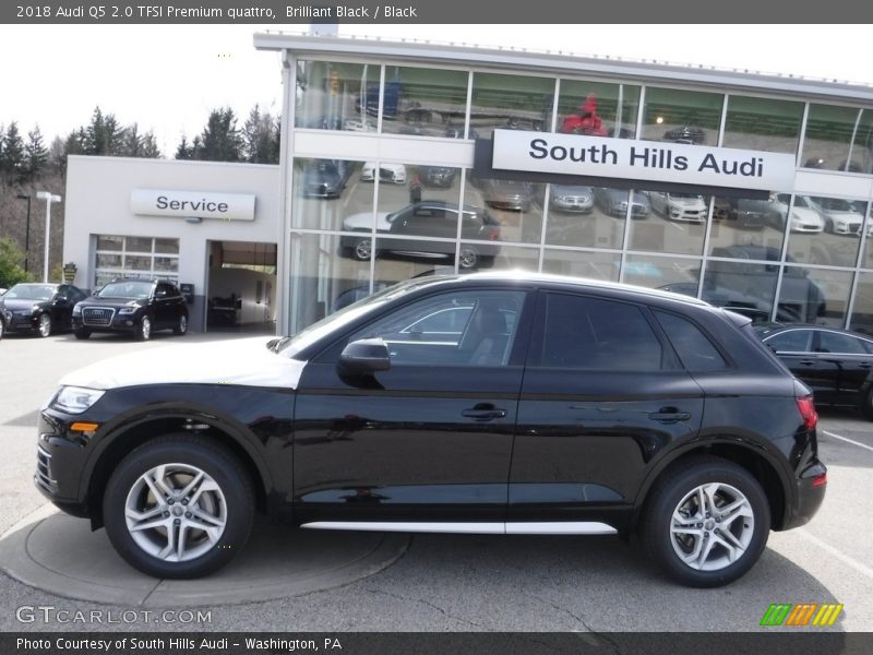 Brilliant Black / Black 2018 Audi Q5 2.0 TFSI Premium quattro