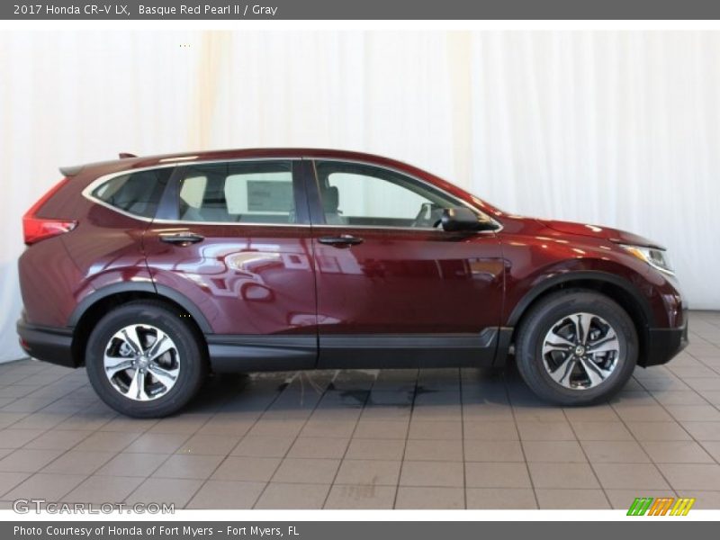 Basque Red Pearl II / Gray 2017 Honda CR-V LX