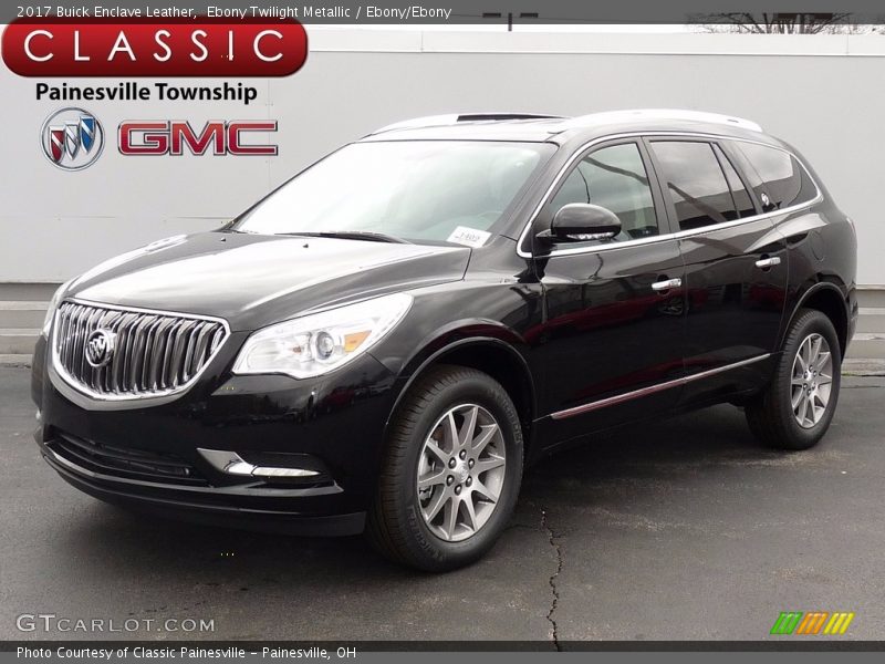 Ebony Twilight Metallic / Ebony/Ebony 2017 Buick Enclave Leather