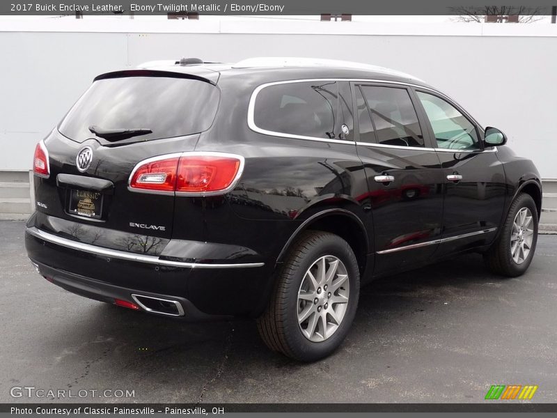 Ebony Twilight Metallic / Ebony/Ebony 2017 Buick Enclave Leather