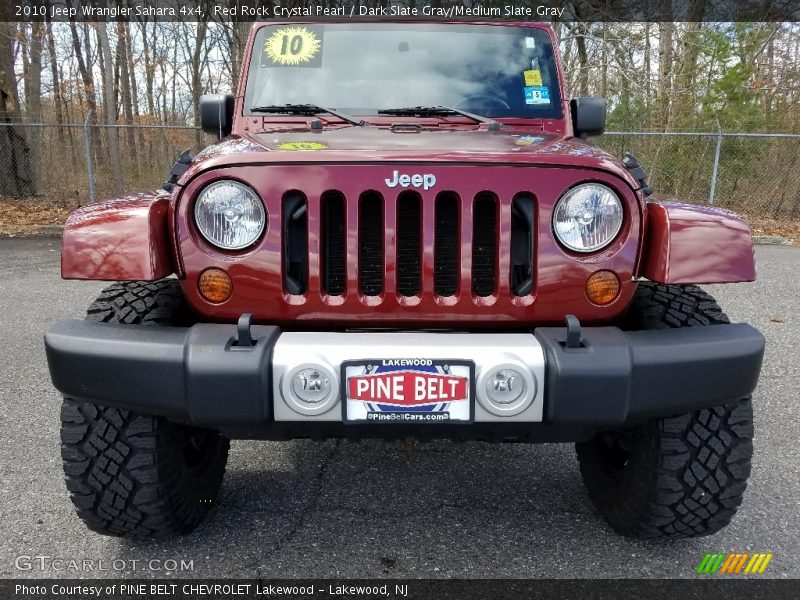 Red Rock Crystal Pearl / Dark Slate Gray/Medium Slate Gray 2010 Jeep Wrangler Sahara 4x4