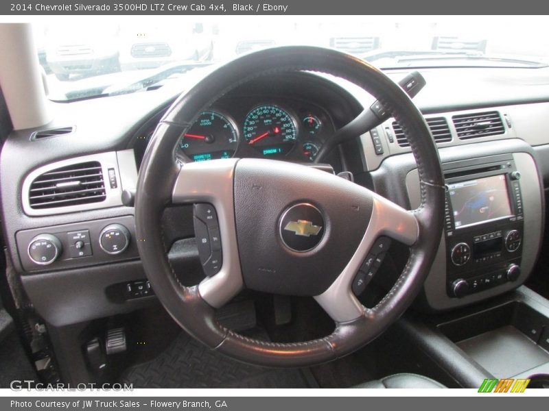 Black / Ebony 2014 Chevrolet Silverado 3500HD LTZ Crew Cab 4x4