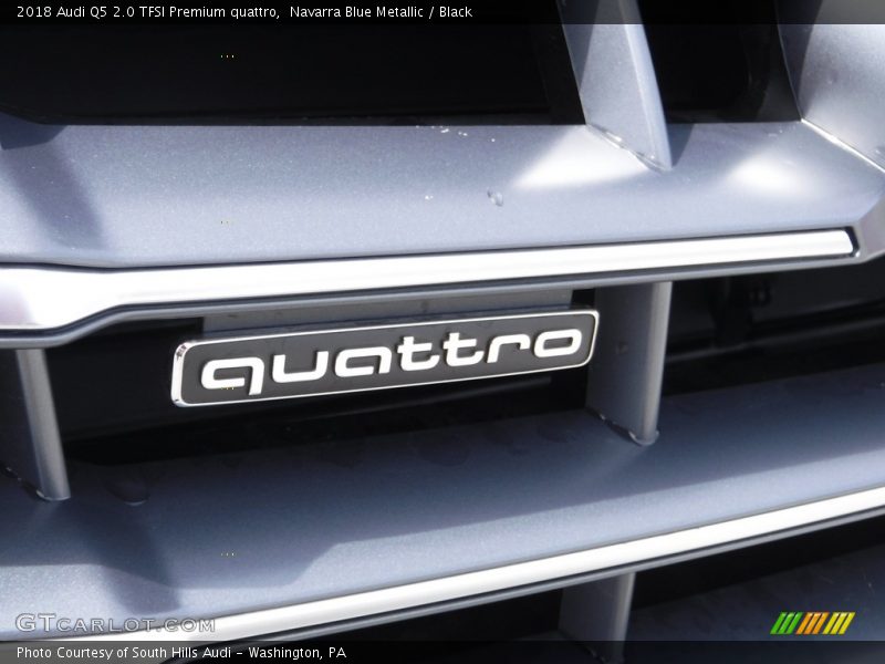 Navarra Blue Metallic / Black 2018 Audi Q5 2.0 TFSI Premium quattro