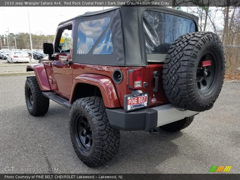 Red Rock Crystal Pearl / Dark Slate Gray/Medium Slate Gray 2010 Jeep Wrangler Sahara 4x4