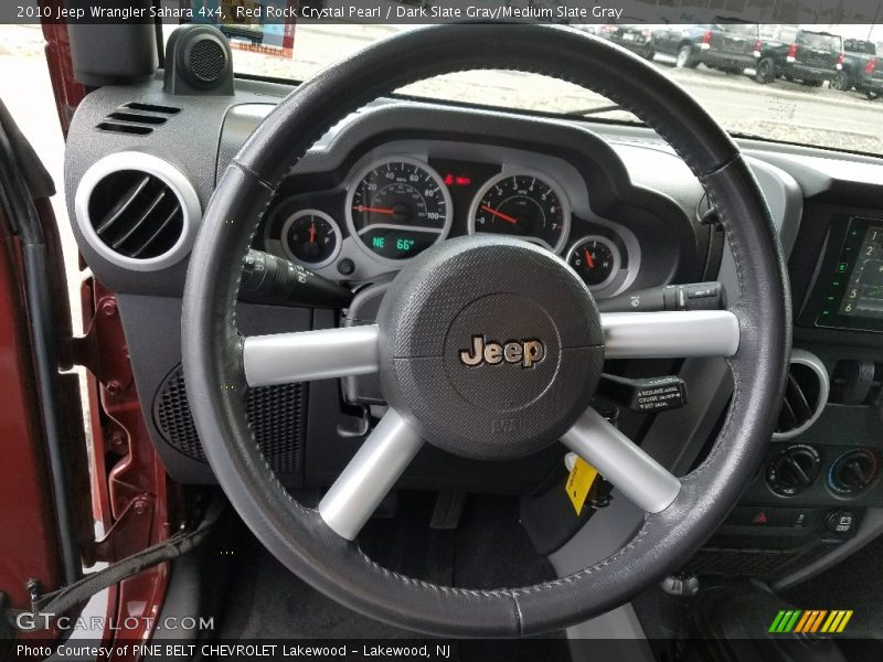 Red Rock Crystal Pearl / Dark Slate Gray/Medium Slate Gray 2010 Jeep Wrangler Sahara 4x4