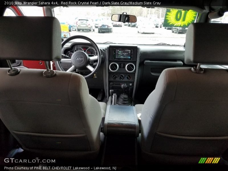 Red Rock Crystal Pearl / Dark Slate Gray/Medium Slate Gray 2010 Jeep Wrangler Sahara 4x4