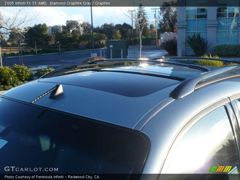 Diamond Graphite Gray / Graphite 2005 Infiniti FX 35 AWD
