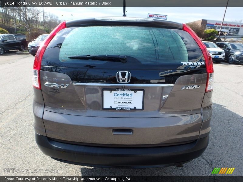 Urban Titanium Metallic / Black 2014 Honda CR-V LX AWD